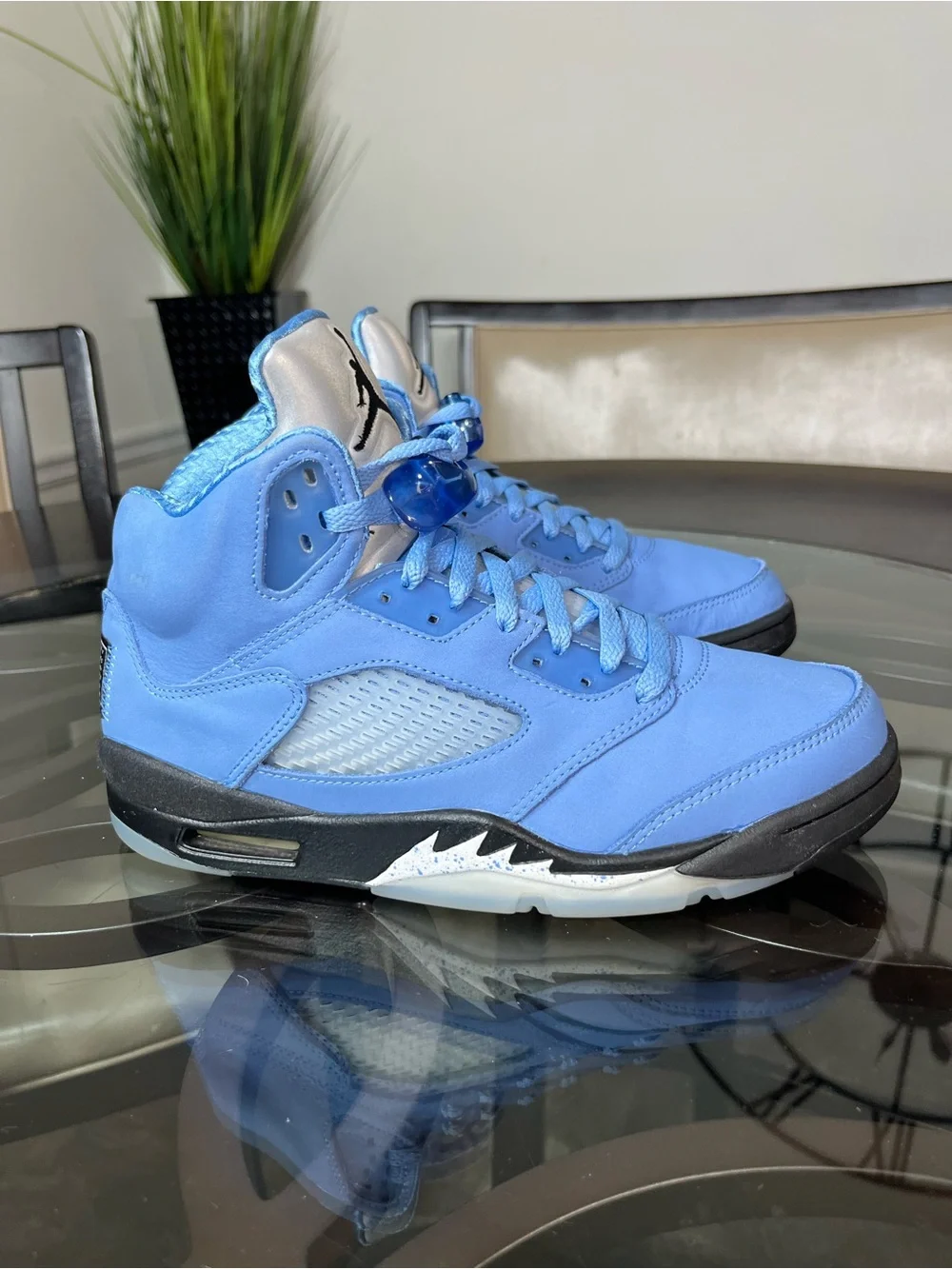 Nike Air Jordan 5 Retro SE UNC University Blue Size 8.5 Men's